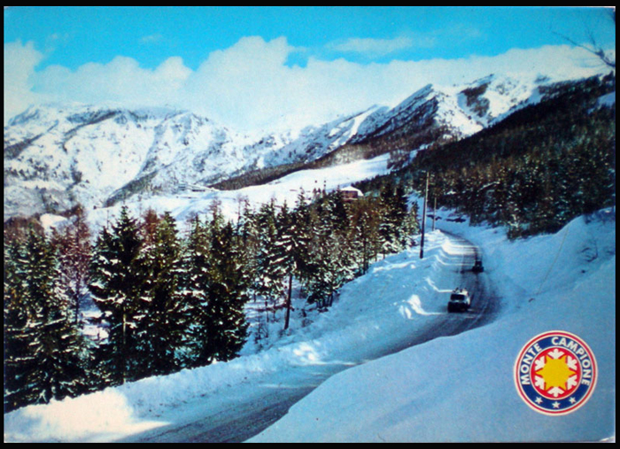 La cartolina del martedì... MonteCampione m. 1200 - 2000 Cap 25050 Valle Camonica (BS) tel. (0364) 55193 - 4 - 5, edita da Fotoedizioni G.CARMINATI – Zogno (Bergamo)