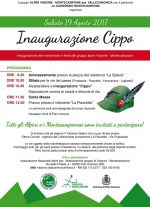 Gruppo Alpini Vissone Montecampione, inaugurazione Ceppo