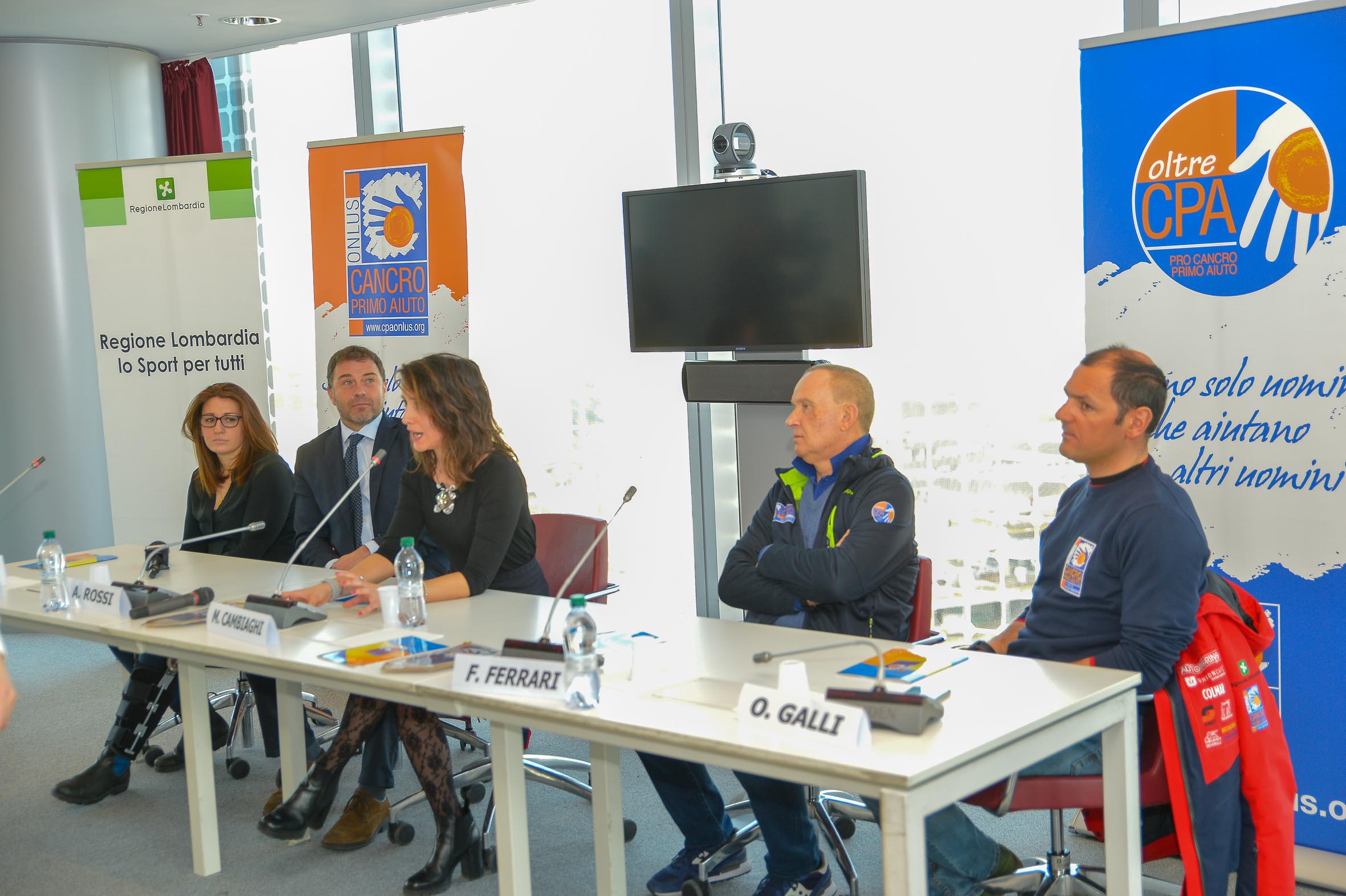 Cancro Primo Aiuto Onlus - Elena Fanchini alla presentazione dei Campionati Regionali di Sci Alpino per i più giovani nel nome di Cancro Primo Aiuto