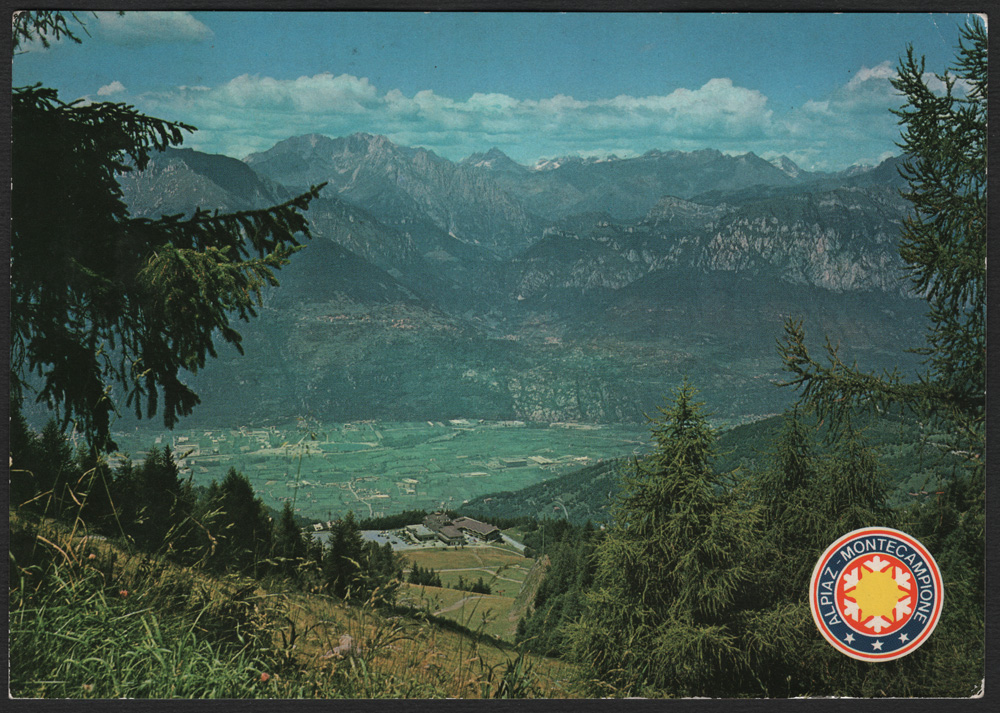 La cartolina del martedì… MONTECAMPIONE m. 1200 - 2000 Cap 25050 Valle Camonica (BS) Tel. (0364) 55193-4-5 Fotoedizioni G.CARMINATI - ZOGNO (Bergamo)
