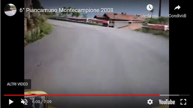 Oggi è venerdi ed allora? Youtube – 2008, 6° Piancamuno Montecampione 2008