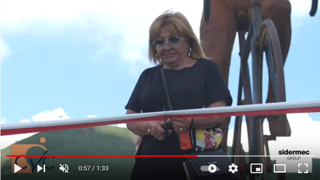 YouTube - Roberto Feroli:  La Statua di Pantani a Montecampione | L'inaugurazione