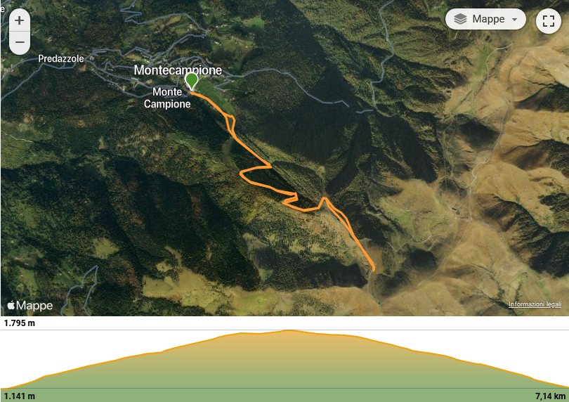 Wikiloc – Percorso di Nordic Walking di Tarcy Ottelli:  Montecampione