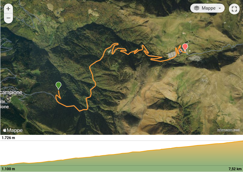 Wikiloc – Percorso di Mountain Bike di paolorolly: Pantani