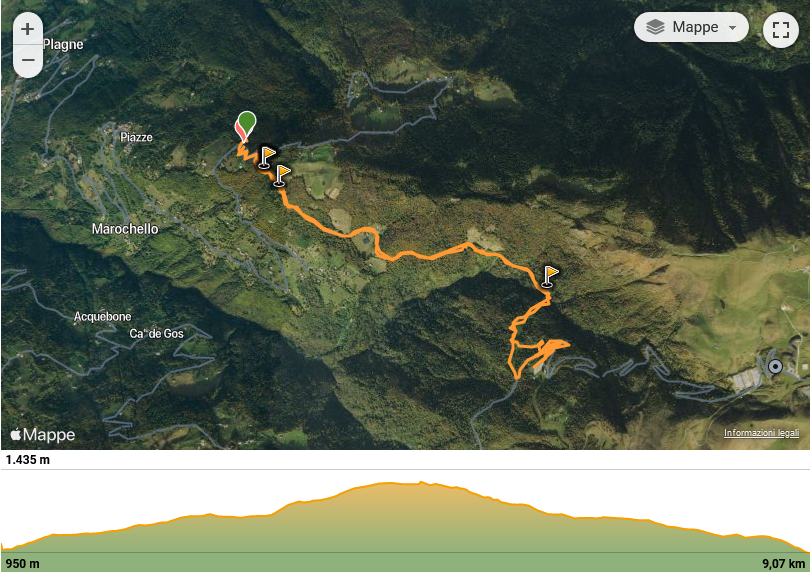 Wikiloc - Percorso di Escursionismo di Pierangelo Pedersoli: Piazze di Artogne, Prato secondino e ritorno